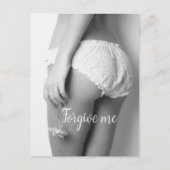 Carte Postale Fille Fleur Imprimée (Devant)