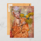 Carte postale fille folly (Devant / Derrière)