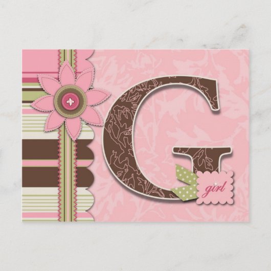 Carte postale fille G (Devant)