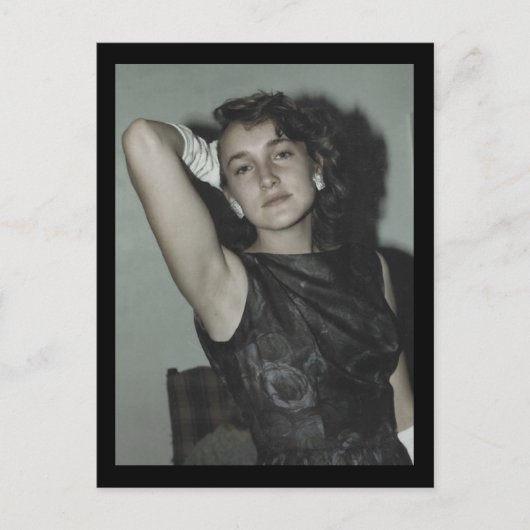 Carte postale fille glamour (Devant)