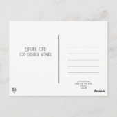 Carte Postale Fille glamour vintage rétro avec paon (Dos)