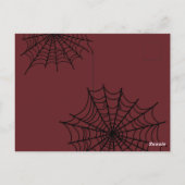 Carte Postale Fille gothique Cute Bridal Shower  (Dos)