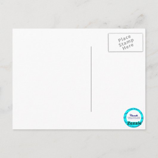 Carte Postale Fille hawaïenne (Dos)