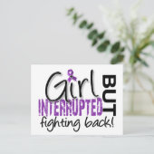 Carte Postale Fille Interrompue 2 Fibromyalgie (Debout devant)