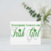 Carte Postale Fille Irlandaise (Debout devant)