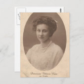 Carte Postale FILLE Kaiser Wilhelm II d'Allemagne #044D (Devant / Derrière)