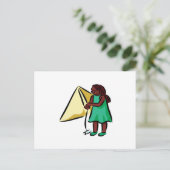 Carte Postale Fille Kiting (Debout devant)