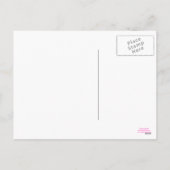 Carte postale fille lapin de Pâques Hoppy (Dos)