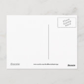 Carte postale fille Merci baby shower (Dos)
