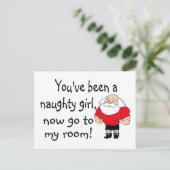 Carte Postale Fille Mignonne Va Dans Ma Chambre (Debout devant)