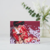 Carte Postale Fille mondiale flottante (Debout devant)