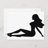 Carte Postale Fille Mudflap (Devant / Derrière)