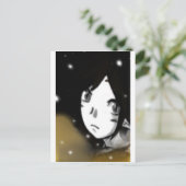 Carte Postale fille noire (Debout devant)