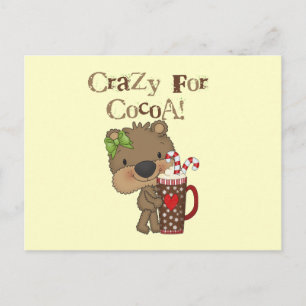 Carte Postale Fille Ours Fou Pour Coca