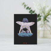 Carte Postale Fille papillon (Debout devant)