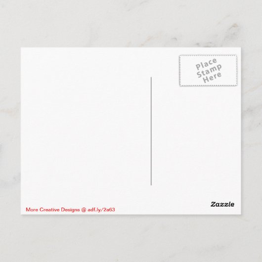 Carte postale Fille Parapluie (Dos)