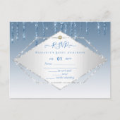 Carte Postale Fille Parties scintillant étincelle BAT MITVAH RSV (Devant)