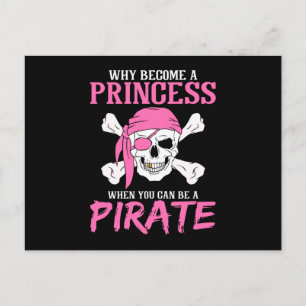 Carte Postale Fille Pirate Cadeau Fille Pirate