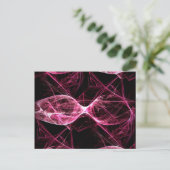 Carte Postale Fille Punk Rock Rose Energy Waves (Debout devant)