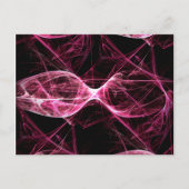 Carte Postale Fille Punk Rock Rose Energy Waves (Devant)