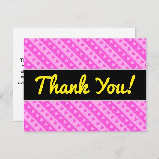 Carte Postale Fille rose pâle et rose foncé Motif (Devant / Derrière)