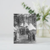 Carte Postale Fille Scoutisme Drapeau-Élevage : 1919 (Debout devant)