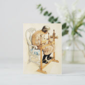 Carte Postale Fille suédoise (Debout devant)