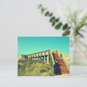 Carte Postale Fille sur la promenade de bord, Floride Gulf Coast (Debout devant)