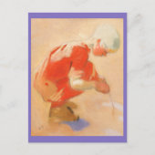 Carte Postale Fille sur le sable, Helene Schjerfbeck (Devant)