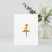 Carte Postale Fille sur un tabouret (Debout devant)