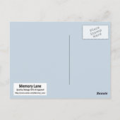 Carte Postale Fille tenant un nid (Dos)