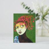 Carte Postale Fille tribale africaine—portrait original (Debout devant)