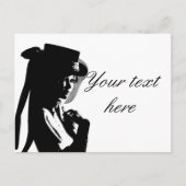 Carte Postale Fille victorienne (Devant)