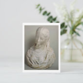 Carte Postale Fille voilée (marbre) (Debout devant)