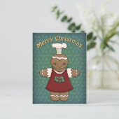 Carte Postale Fille Whimsical Gingerbread (Debout devant)