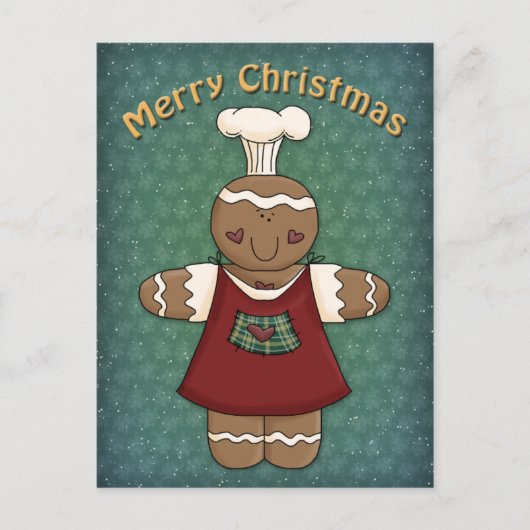 Carte Postale Fille Whimsical Gingerbread (Devant)