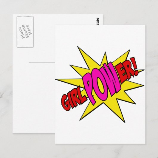 Carte Postale FillePOWer (Devant / Derrière)