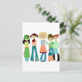 Carte Postale Filles (Debout devant)