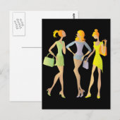 Carte Postale filles (Devant / Derrière)