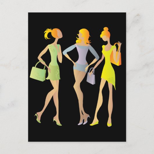 Carte Postale filles (Devant)