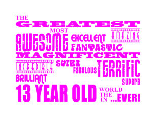 Invitations Faire Part Cartes Anniversaire Petite Fille 13 Zazzle Be