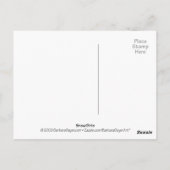 Carte Postale Filles à neige (Dos)