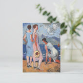 Carte Postale Filles au bord de la mer | Christopher Wood (Debout devant)