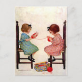 Carte Postale Filles Avec Fils (Devant)