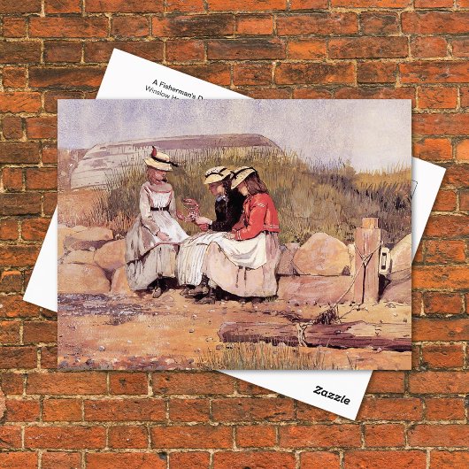 Carte Postale Filles avec homer Winslow Homer