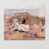 Carte Postale Filles avec homer Winslow Homer (Devant)