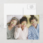 Carte Postale Filles ayant un visage (Devant / Derrière)