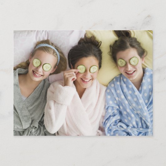 Carte Postale Filles ayant un visage (Devant)