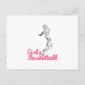Carte Postale Filles Basketball (Devant)