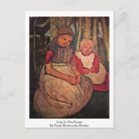 Filles Dans La Forêt Par Paula Modersohn-Becker